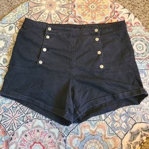 Rue 21 Button Up Jean Shorts.